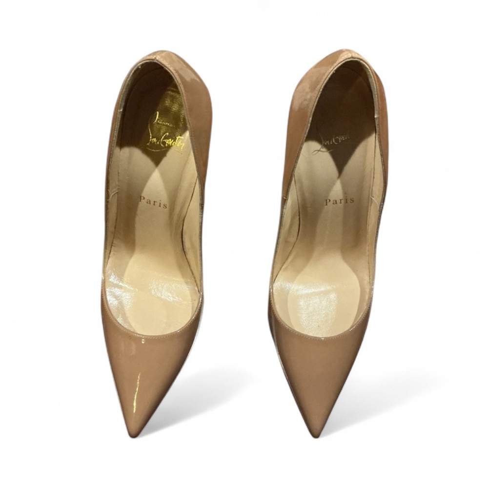 Christian Louboutin Beige Pointed Toe Heels